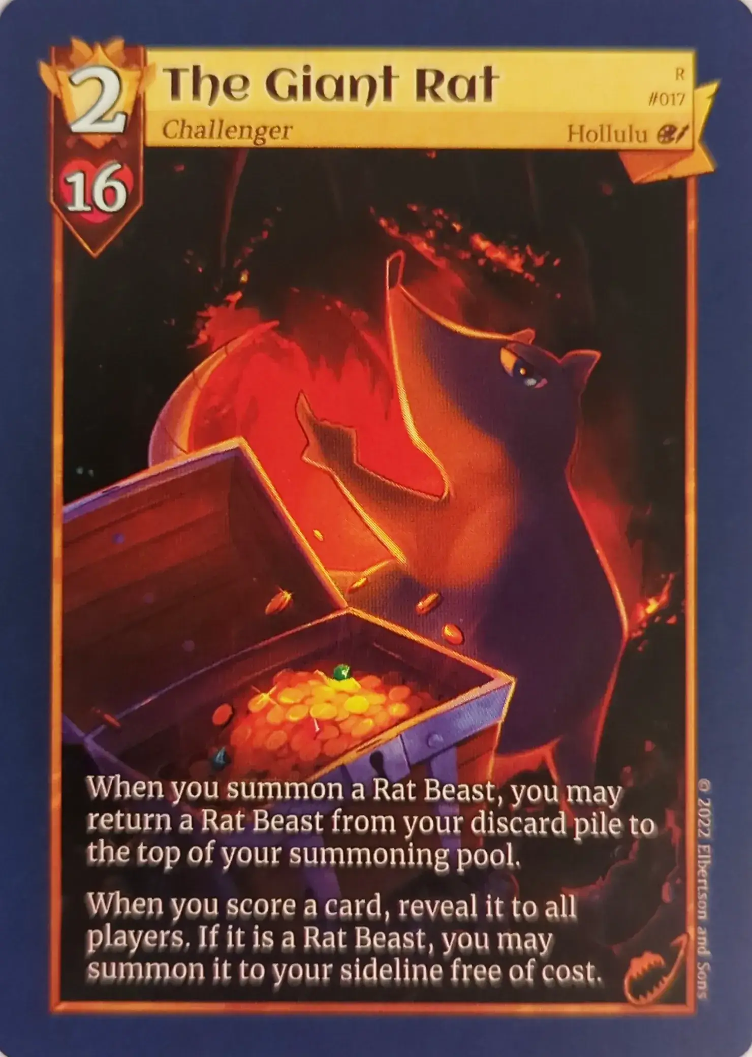 The Giant Rat | Grotto Beasts Card Database